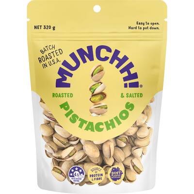 munchh pistachios roasted & salted