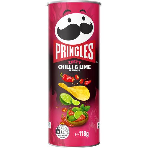 Pringles Chips Chilli & Zesty Lime