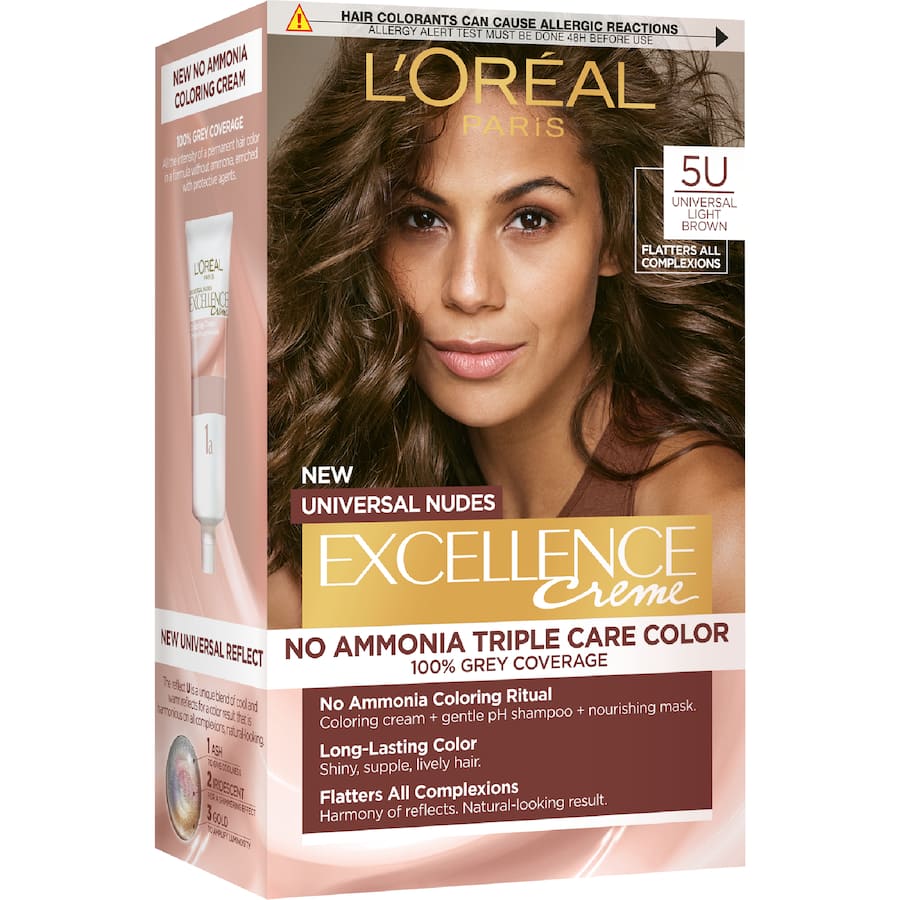 Loreal Excellence Hair Colour Universal Light Brown 5U