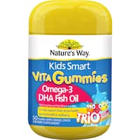 Natures Way Kids Smart Vita Gummies Omega-3 Dha Fish Oil