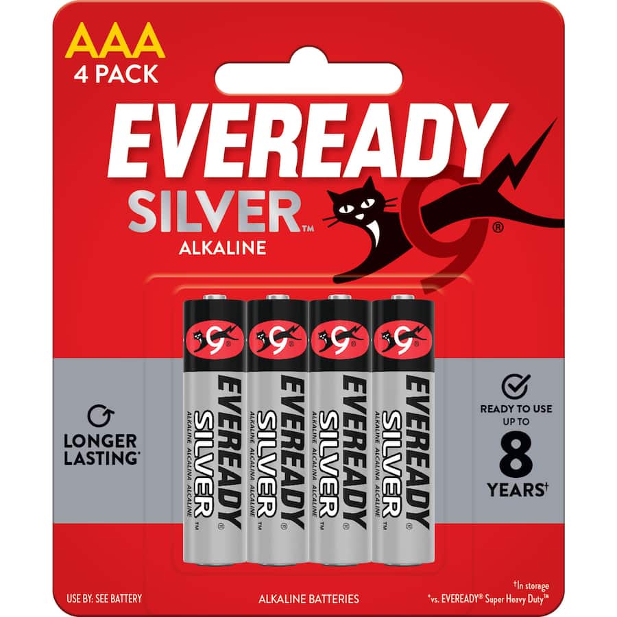Eveready Silver Batteries Aaa
