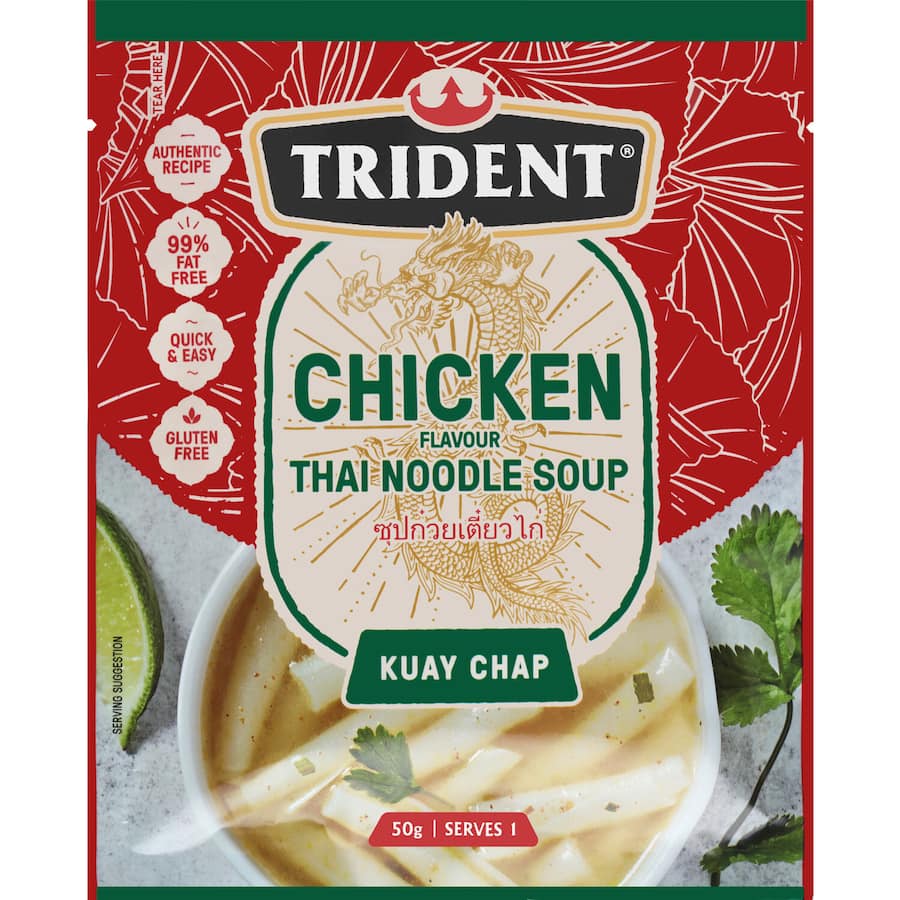 Trident Instant Soup Chicken Thai Noodle