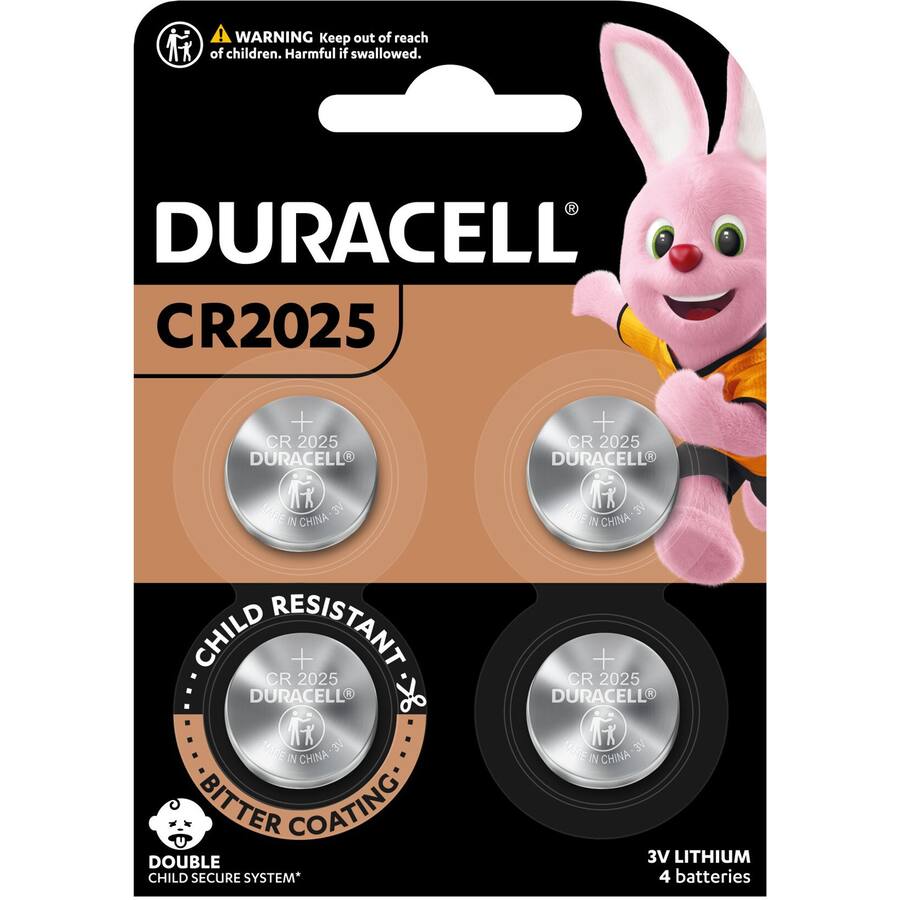 Duracell Batteries 3V Lithium Cr2025