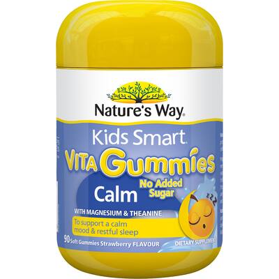 natures way kids smart vita gummies calm berry flavour