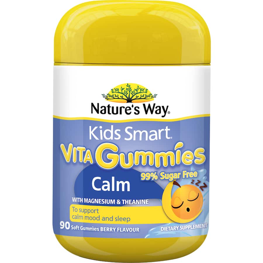 Natures Way Kids Smart Vita Gummies Calm Berry Flavour