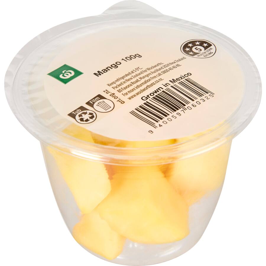 Woolworths Mango Pieces Snack Pot