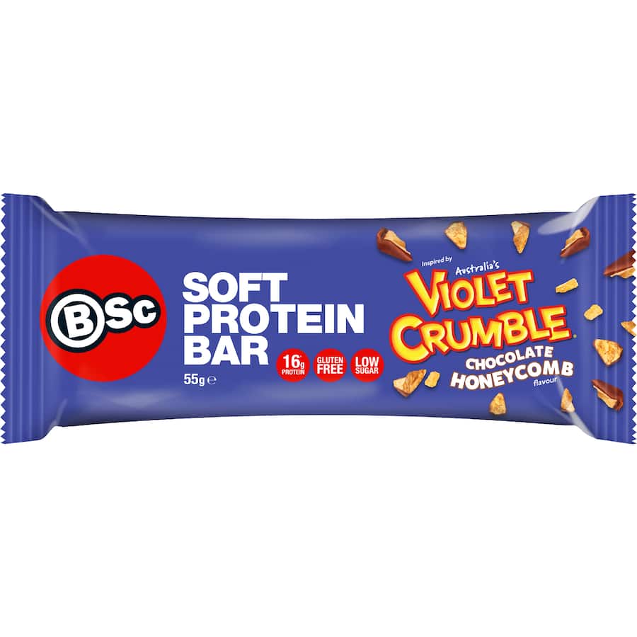 Bsc Soft Protein Bar Violet Crumble Choc
