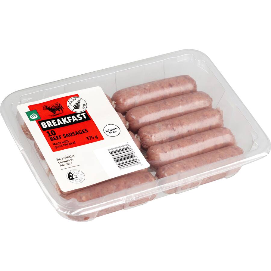 Woolworths Nz Sausages Beef Breakfast
