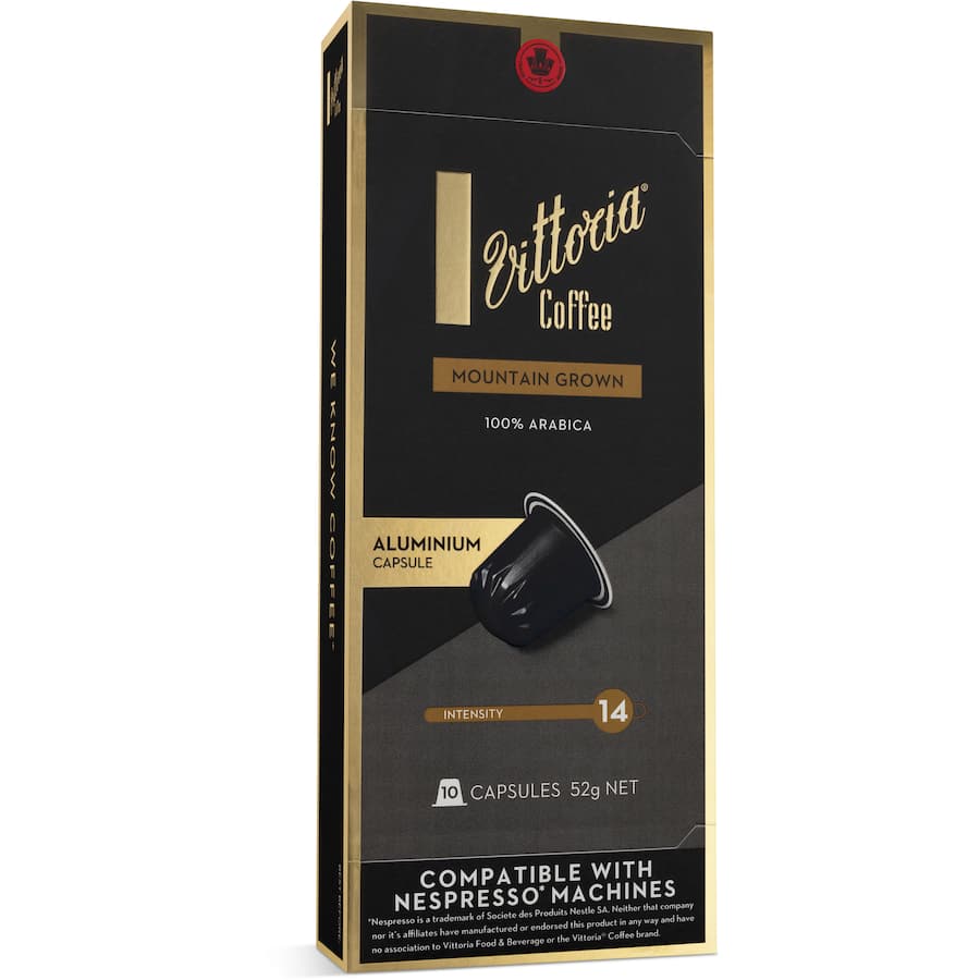 Vittoria Coffee Pods Mountain Grown