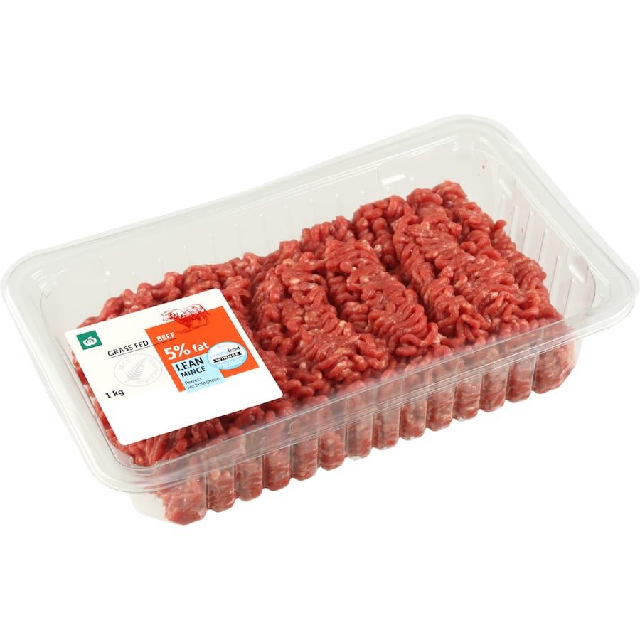Woolworths Nz Beef Mince Grass Fed 5% Fat