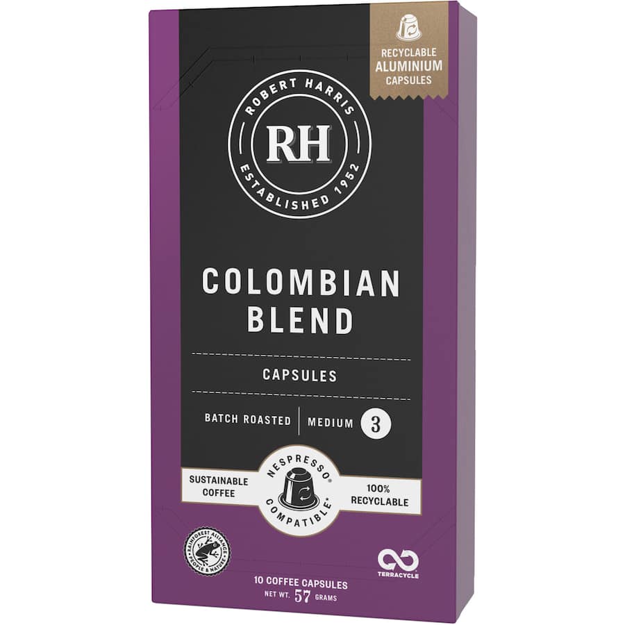Robert Harris Coffee Pods Colombian Espresso