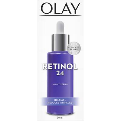 olay regenerist retinol24 night face serum moisturiser 