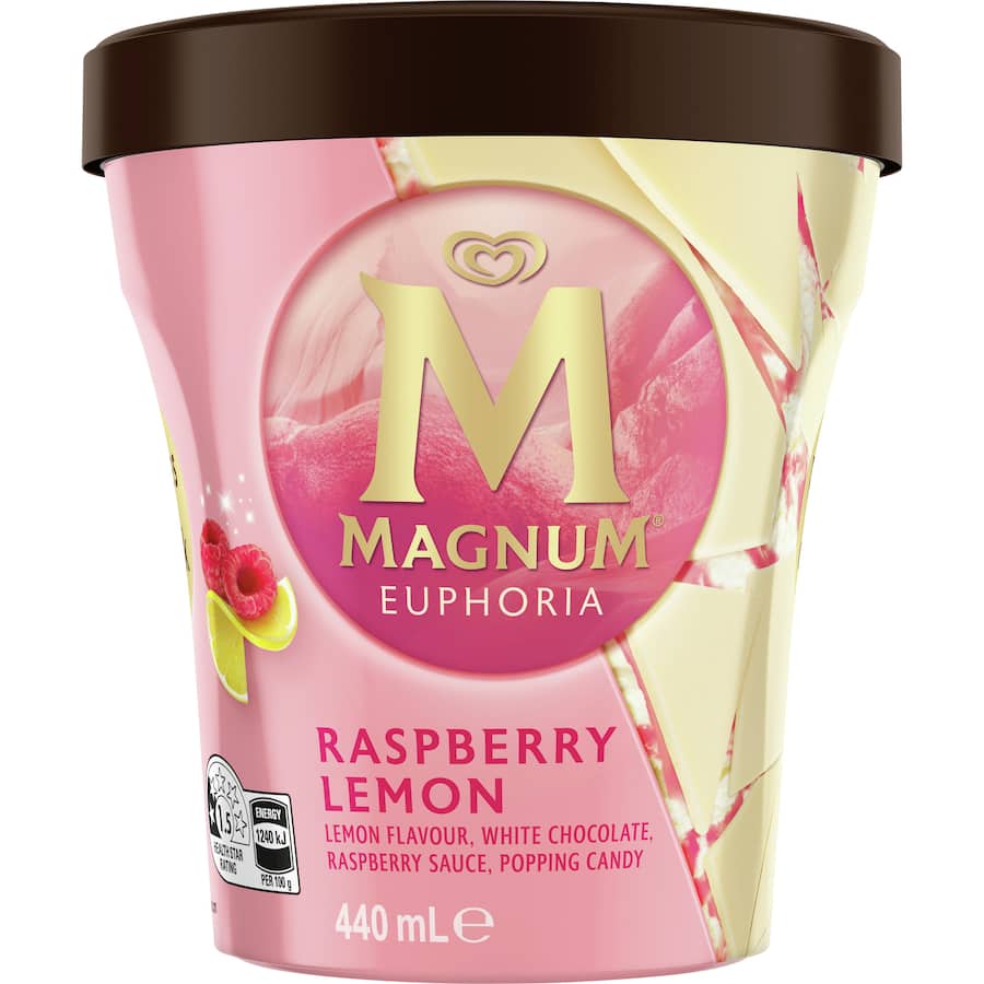 Magnum Ice Cream Euphoria Raspberry Lemon
