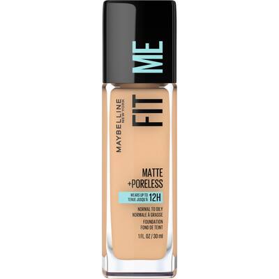 maybelline fit me mattifying liquid foundation matte & poreless 220 natural beige