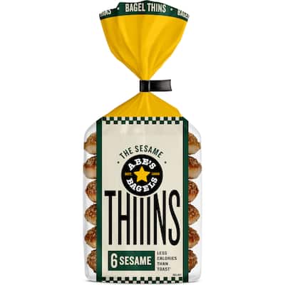 abes bagels sesame thins
