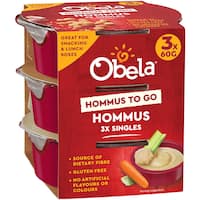Obela To Go Hummus Smooth Classic Gluten Free