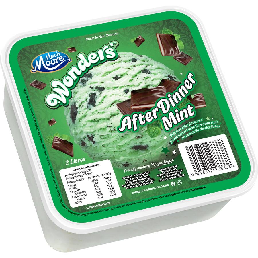 Much Moore Wonders Frozen Dessert After Dinner Mint