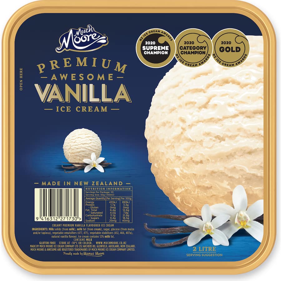 Much Moore Awesome Ice Cream Vanilla
