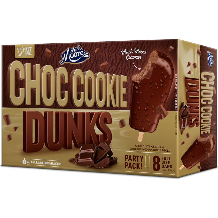 Much Moore Ice Cream On Stick Choc Cookie Dunks