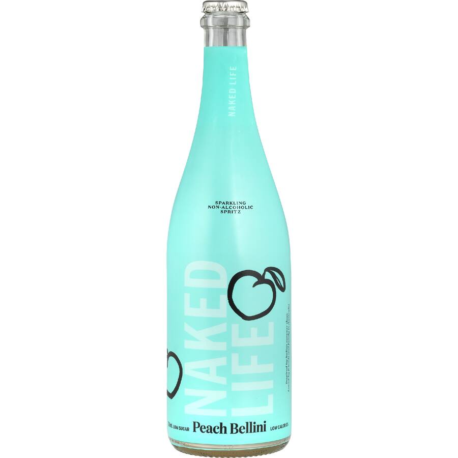 Naked Life Non Alcoholic Drink Cocktail Peach Bellini