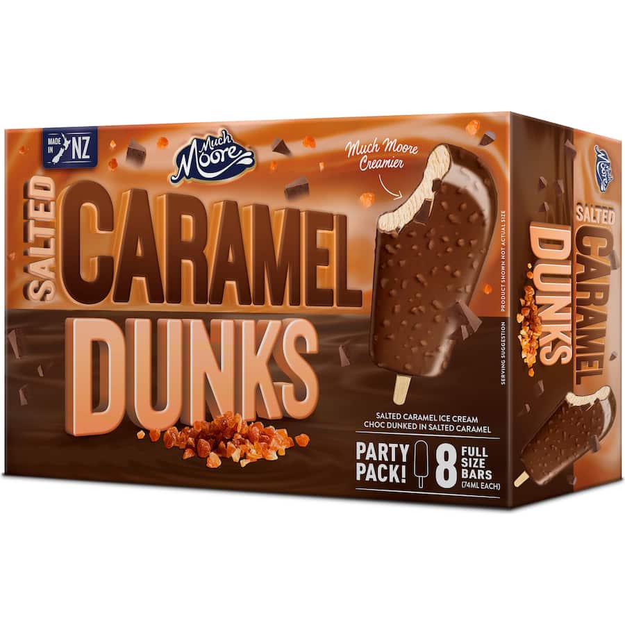 Much Moore Ice Cream On Stick Salted Caramel Dunks