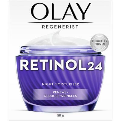 olay regenerist retinol24 night face cream moisturiser 