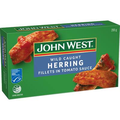 john west herrings tomato