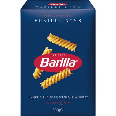 barilla pasta fusilli no. 98
