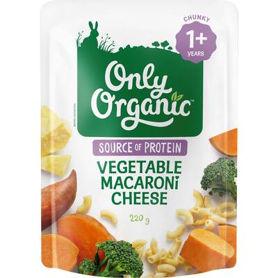 only organic kindy kids meal macaroni & cheese pasta