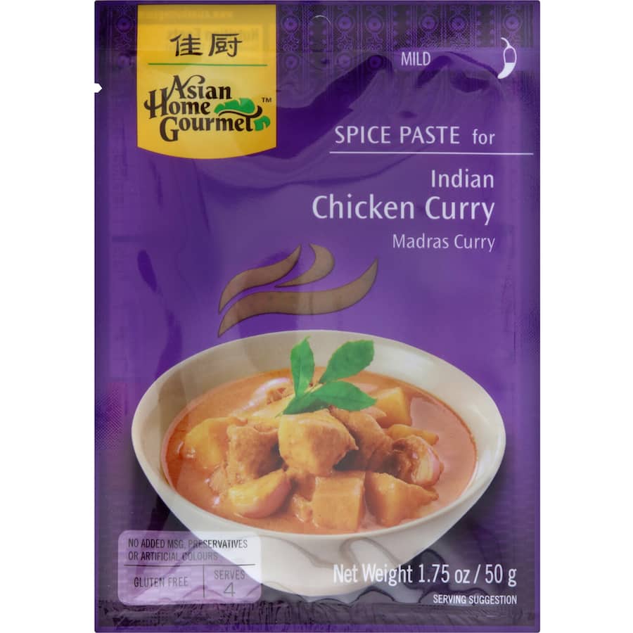 Asian Home Gourmet Spice Paste Chicken Curry Madras