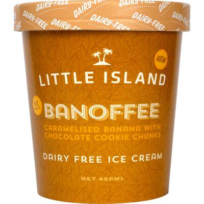 little island frozen dessert banoffee