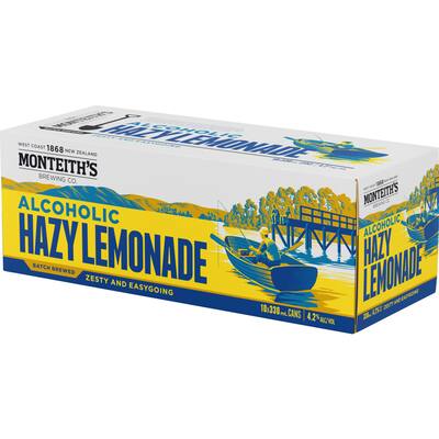 monteith's craft beer hazy lemonade