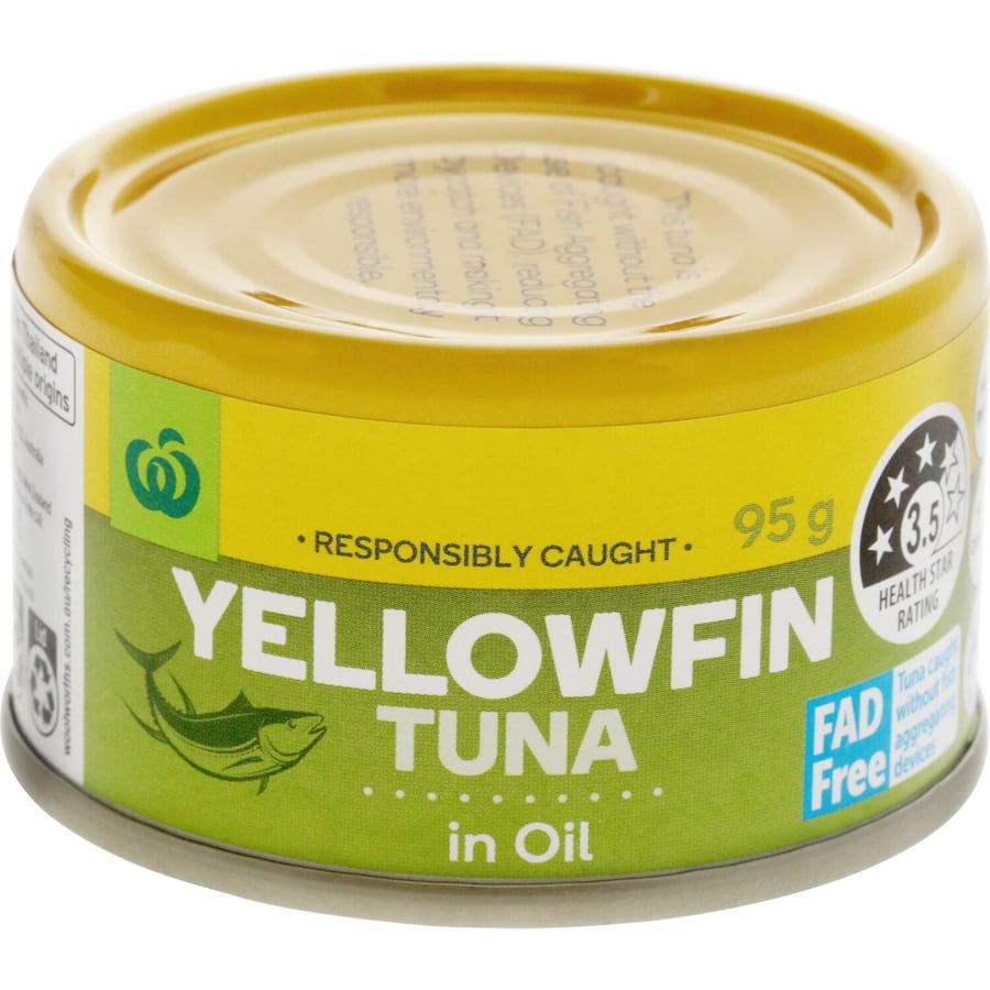 Woolworths Tuna Yellowfin Chunks In Oil