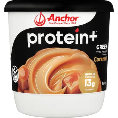 anchor protein plus greek yoghurt caramel