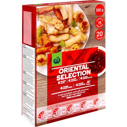 Countdown Oriental Snacks Selection 300g 20 pieces | bunch