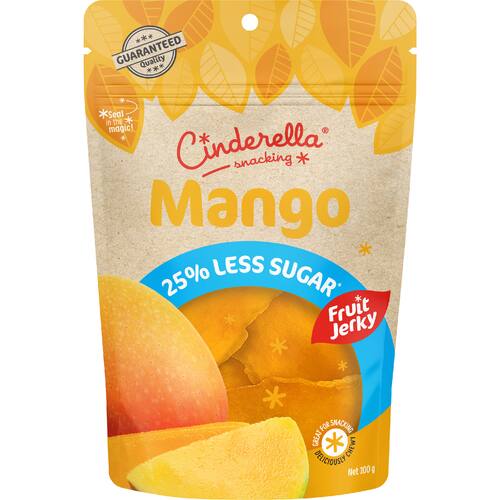Cinderella Dried Mango Reduced Sugar