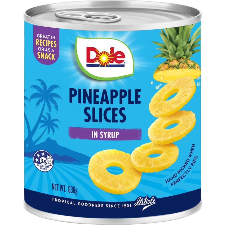 Dole Pineapple Slices In Syrup