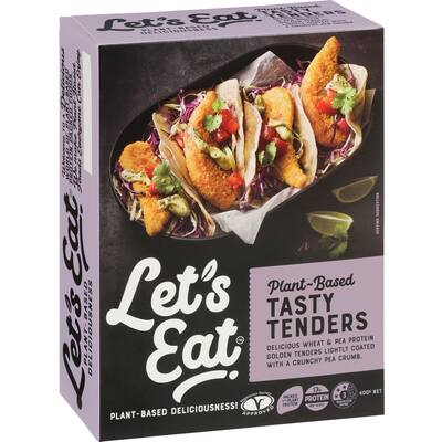 let's eat plant based tasty tenders 