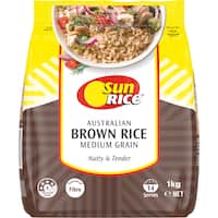 SunRice Australian Medium Grain Brown Rice (1KG)