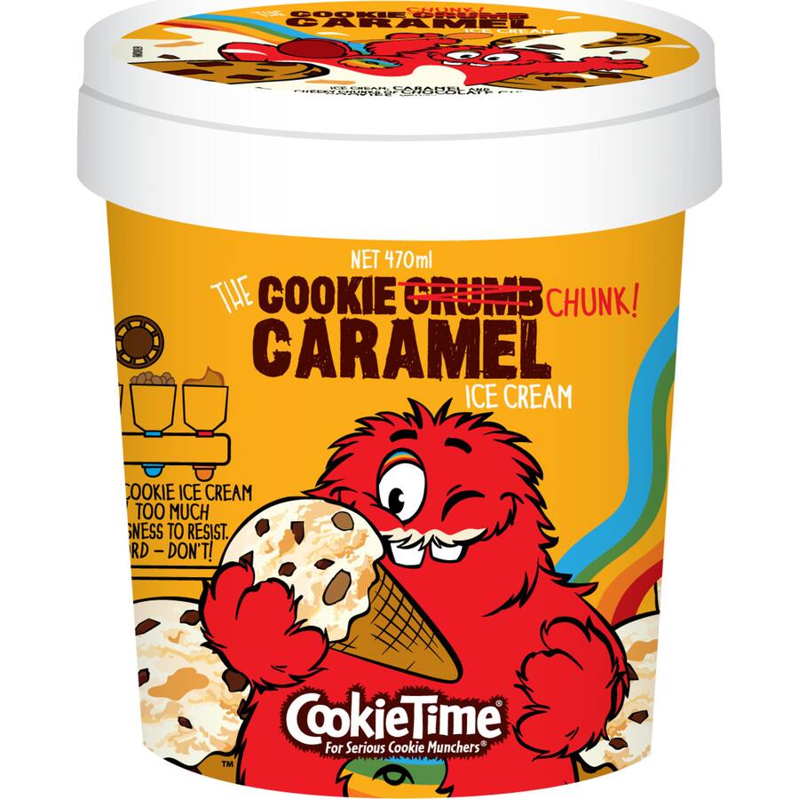 Cookie Time Ice Cream Caramel Crumb