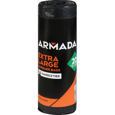 armada rubbish bags extra large