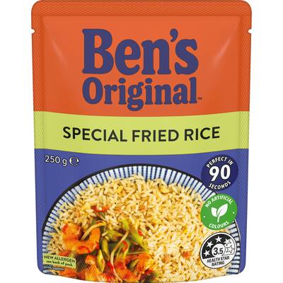 bens original microwave rice special fried rice