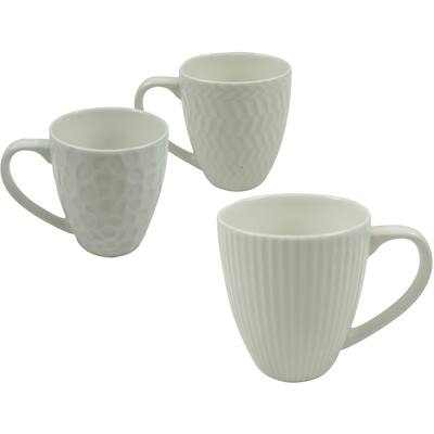 food guru mug white textured
