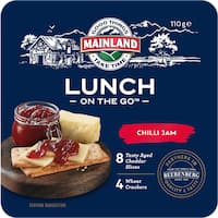 Mainland Lunch On the Go Chilli Jam Cheese with Wheat Crackers