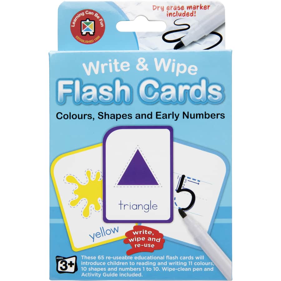Lcbf Write & Wipe Flashcards Colour