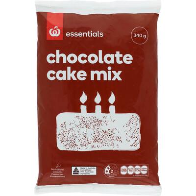 essentials cake mix chocolate