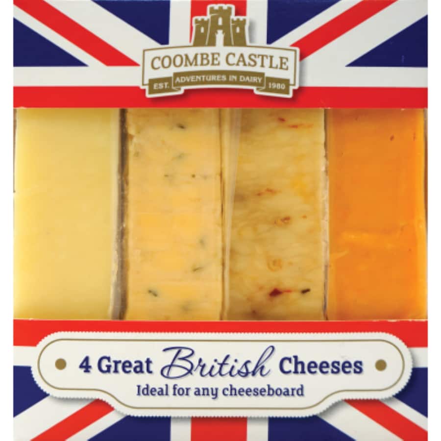 Coombe Castle Deli Cheese Quad Pack