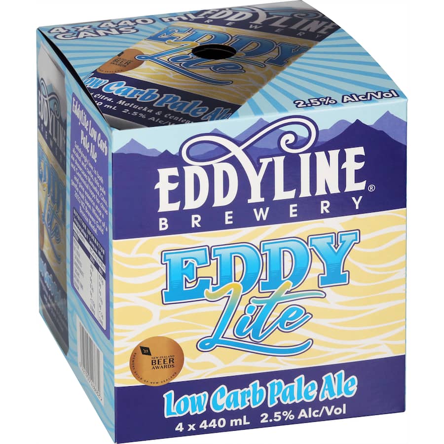 Eddyline Brewery Craft Beer Eddylite Pale Ale Low Carb
