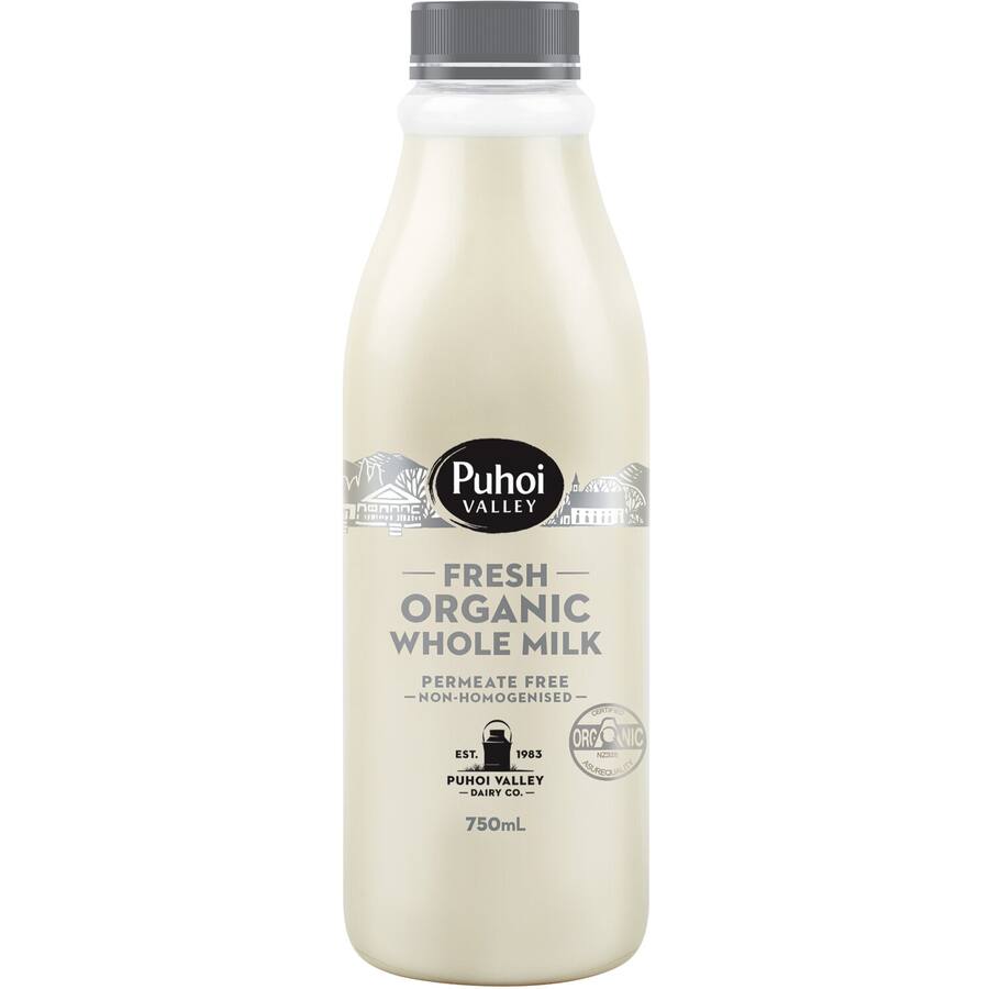 Puhoi Valley Milk Organic Non Homogenised
