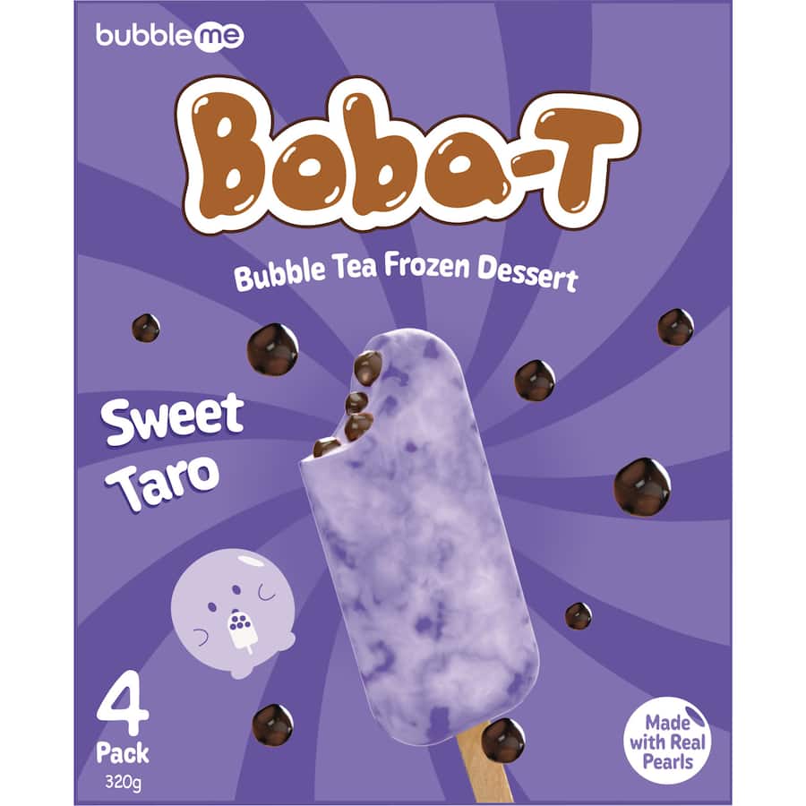 Bubbleme Frozen Dessert Bubble Tea Sweet Taro